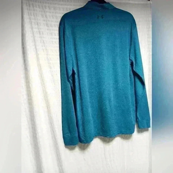 Under Armour long sleeve Performance polo. Men's size M - Picture 2 of 10
